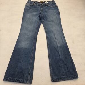 Vintage Todd Oldham Jeans Womens Size 7 X 34 Flare Distressed Whiskers